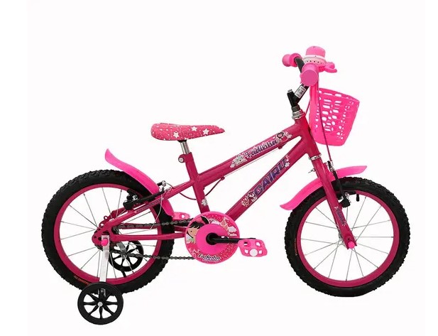 BICICLETA CAIRU ARO 16 ABS FADINHA PINK