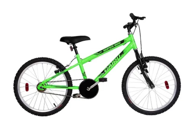 Bicicleta Cairu Aro 20 Red Super Boy Verde