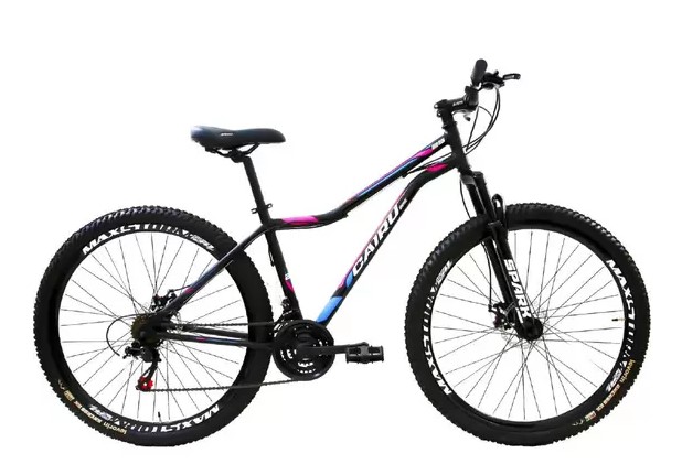 BICICLETA CAIRU ARO 29 BELLA 21V PTO/ROSA