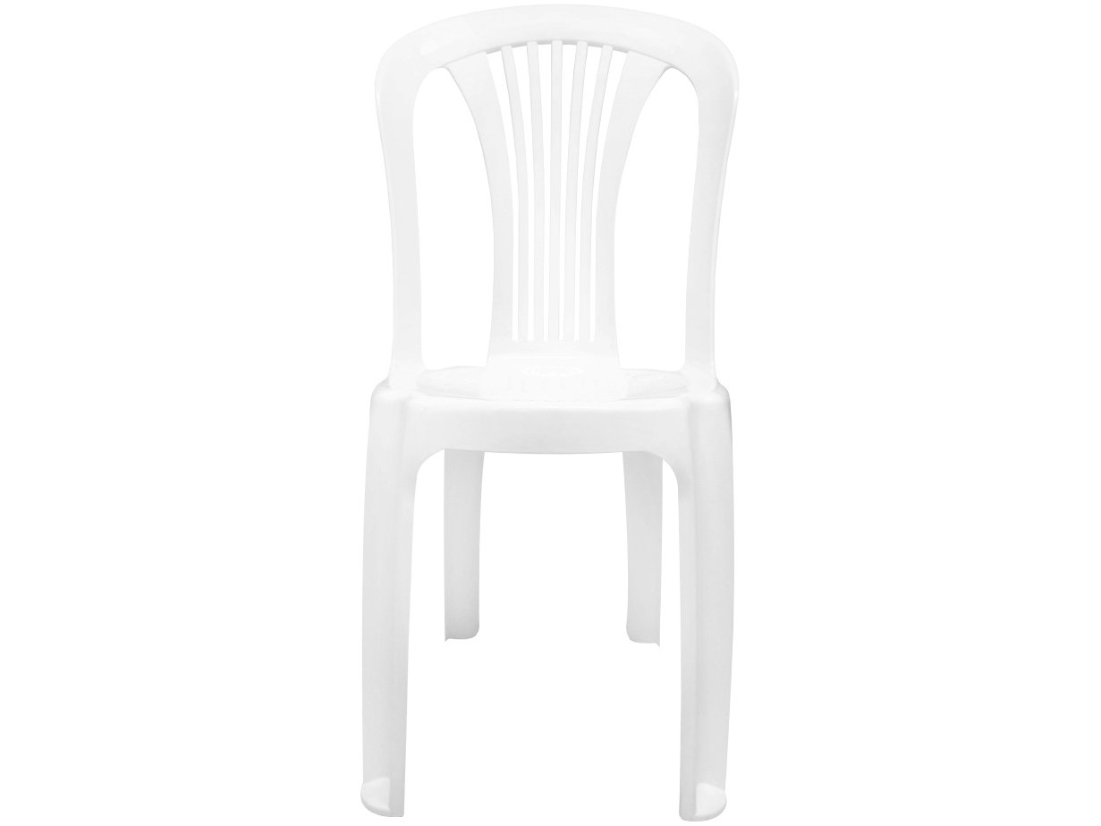 Cadeira Plástica GardenLife Bistrô Branca