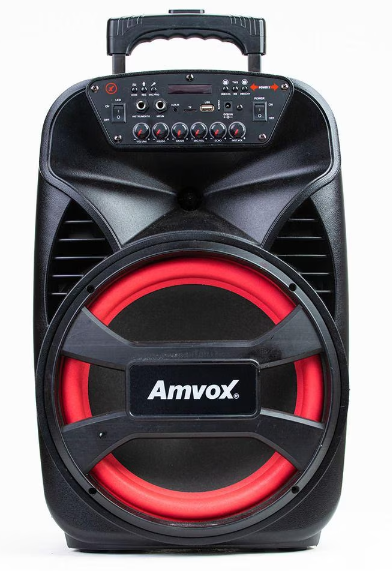 Caixa Amplificada Amvox ACA 480 Viper II 480W Bluetooth