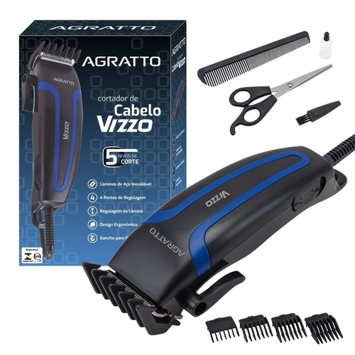 Cortador De cabelo Vizzo - Agratto - 127 Volts