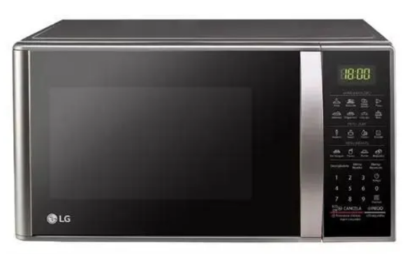 FORNO MICROONDAS LG 30L MS3043BRA PTA 220V