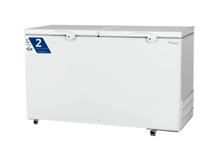 Freezer Horizontal Dupla Ação Porta Cega 503 Litros Fricon HCED503-2C000 Branco 220V