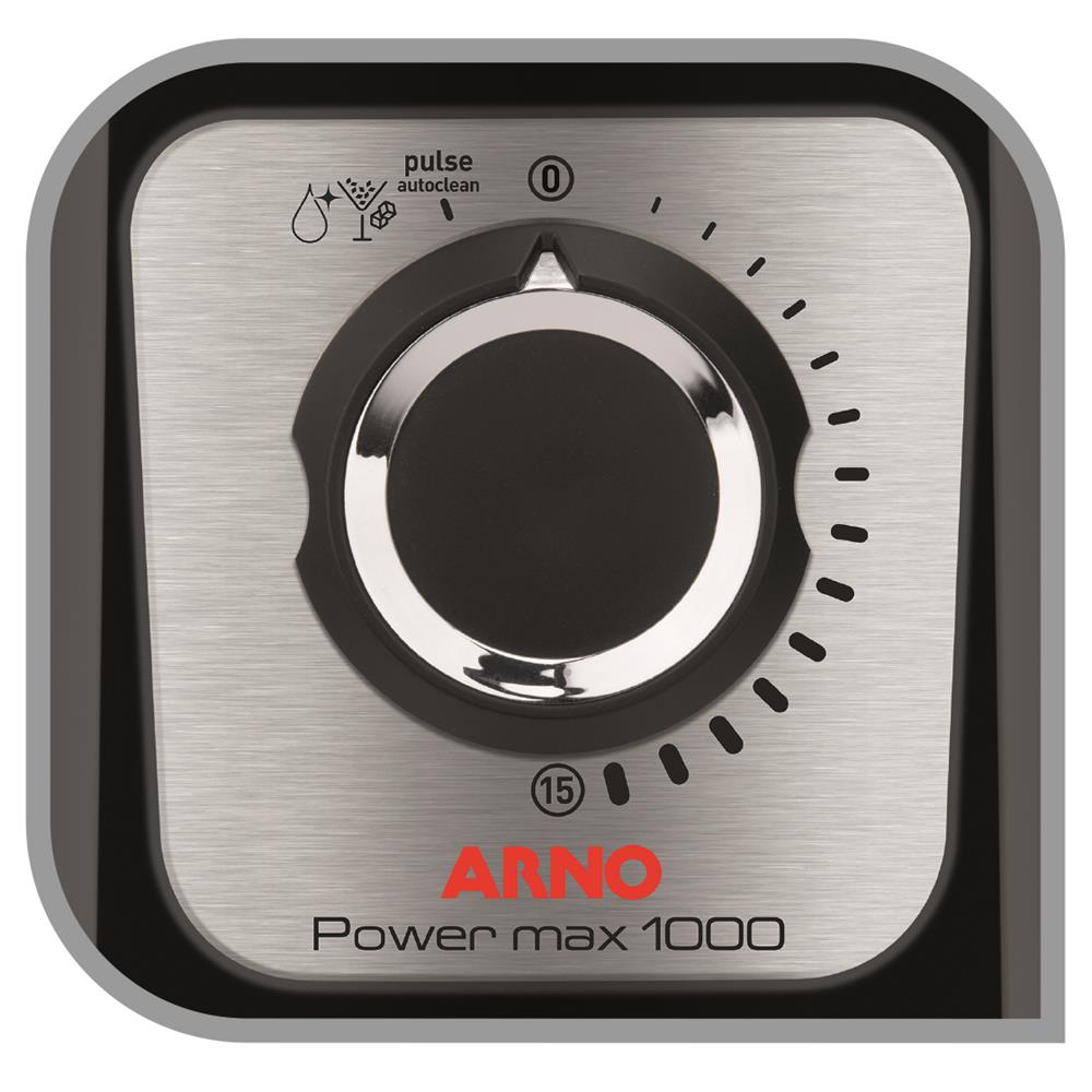Liquidificador Arno Power Max 15 Velocidades 1000W Preto 220V