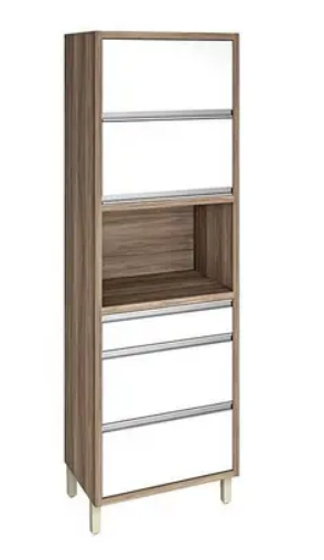 Paneleiro Nesher Baronesa 2 Portas 3 Gavetas 70cm Branco