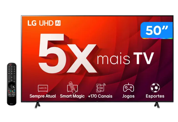 TELEVISOR LG 50P UHD THINQ AI 50UR8750