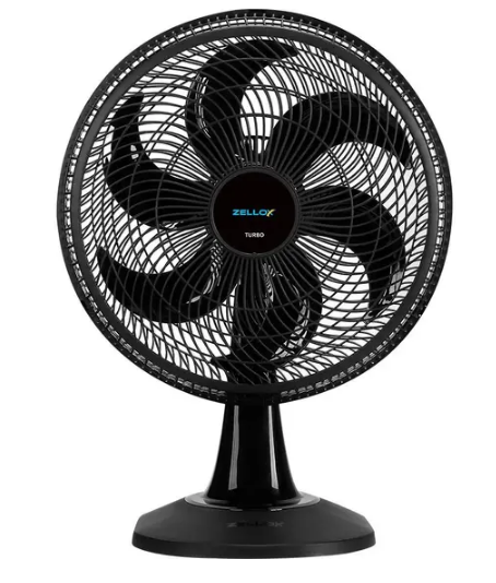 Ventilador de Mesa ZLX-40M 40Cm 6 Pás Turbo Silencioso Zellox 220V